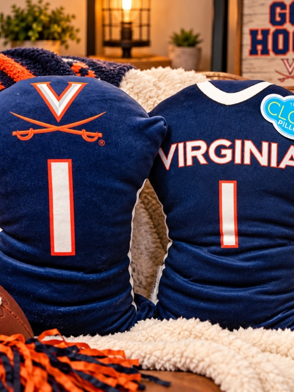 Virginia Cavaliers UVA #1 NWT Northwest Cloud Pillow NCAA Football